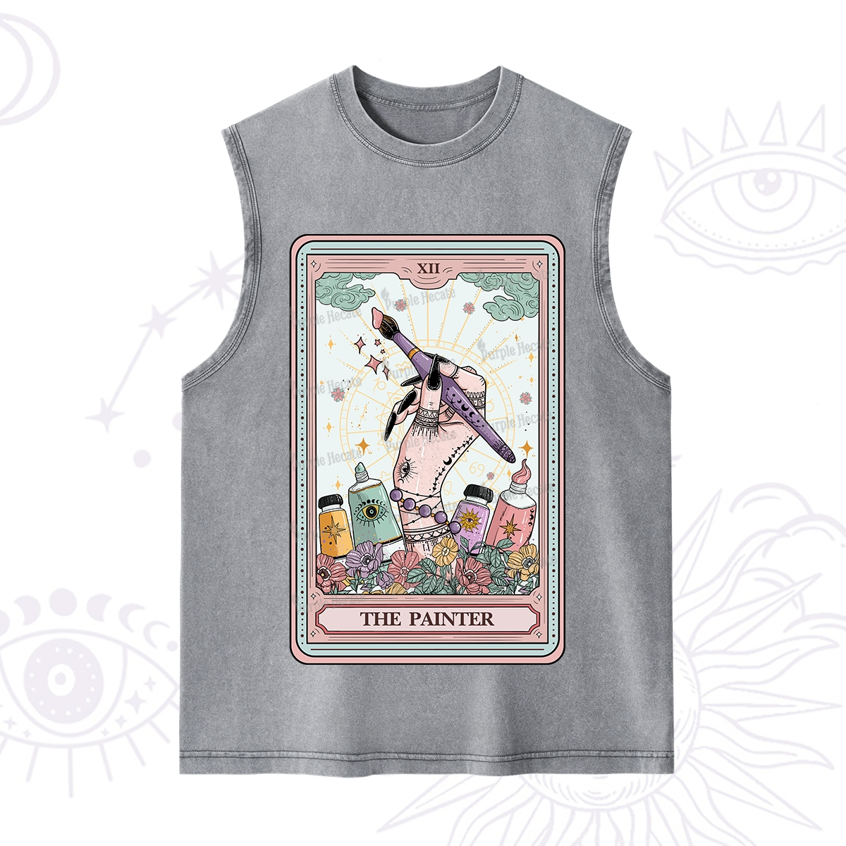 Purplehecate The Painter Tarot Washed Tank