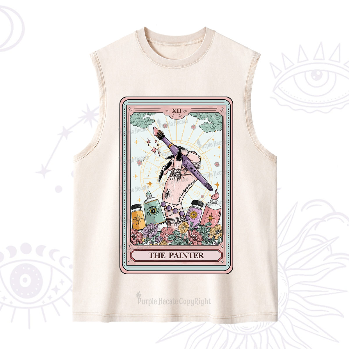 Purplehecate The Painter Tarot Washed Tank
