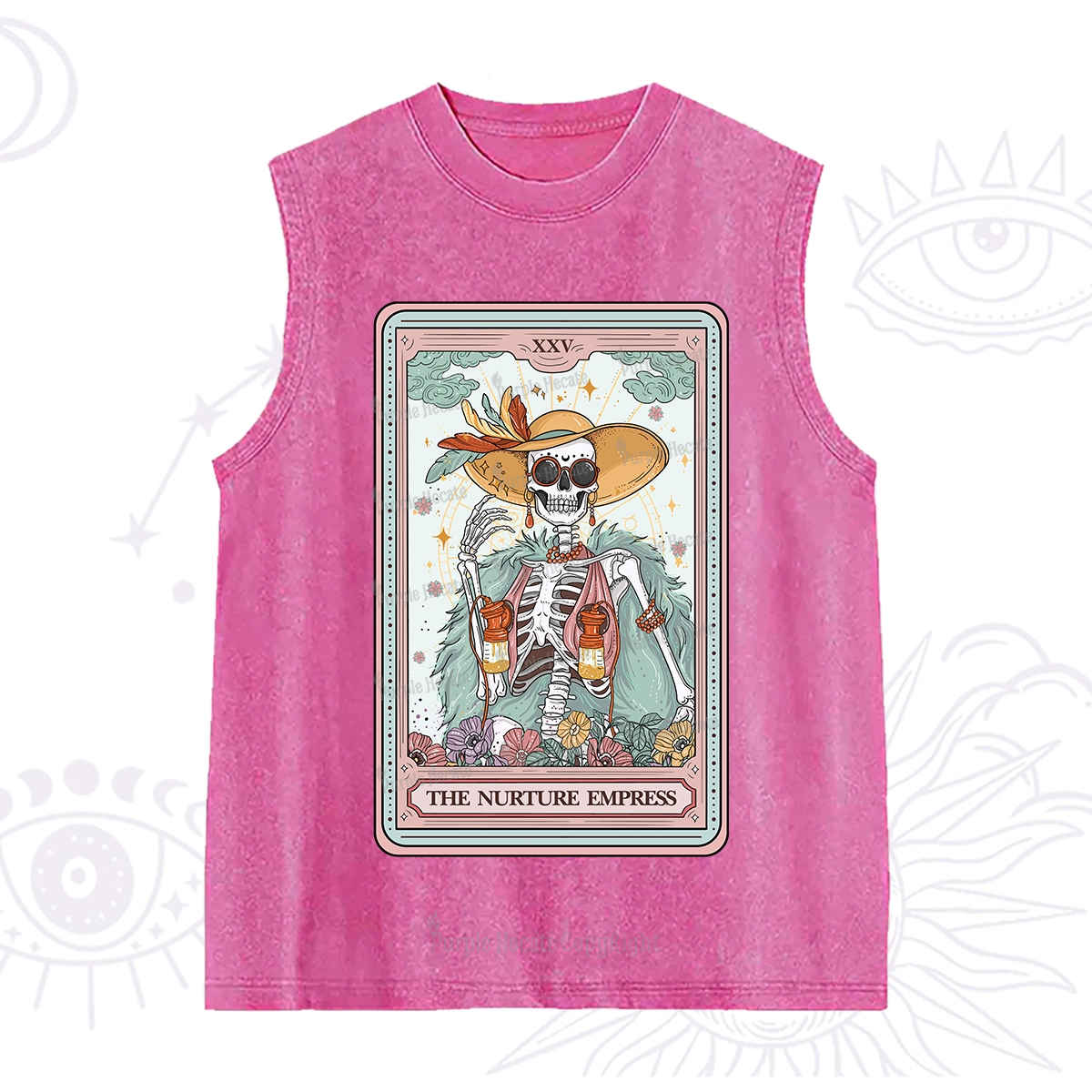 Purplehecate The Nurture Empress Tarot Washed Tank