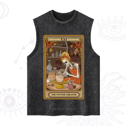 Purplehecate The Potter Tarot Washed Tank