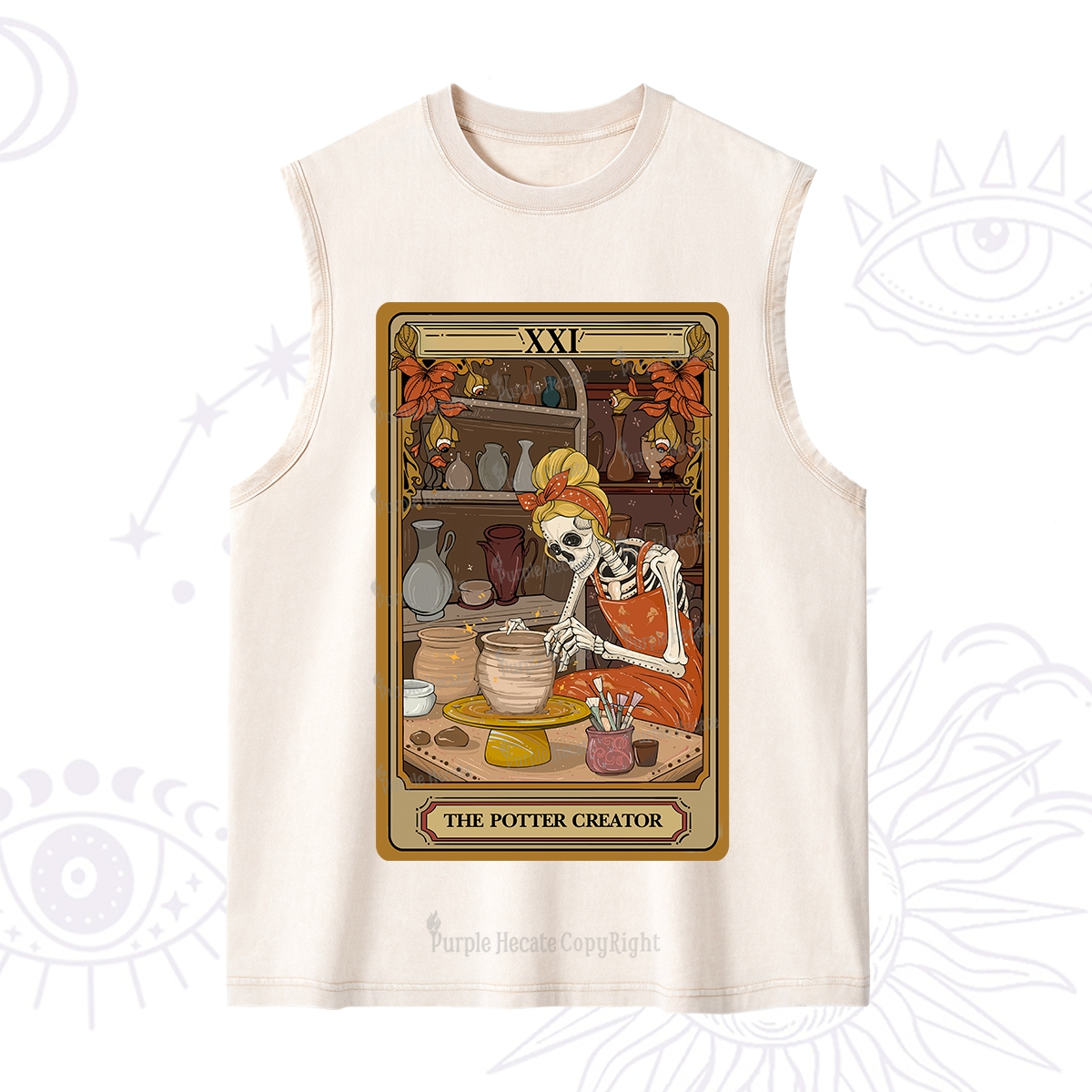 Purplehecate The Potter Tarot Washed Tank
