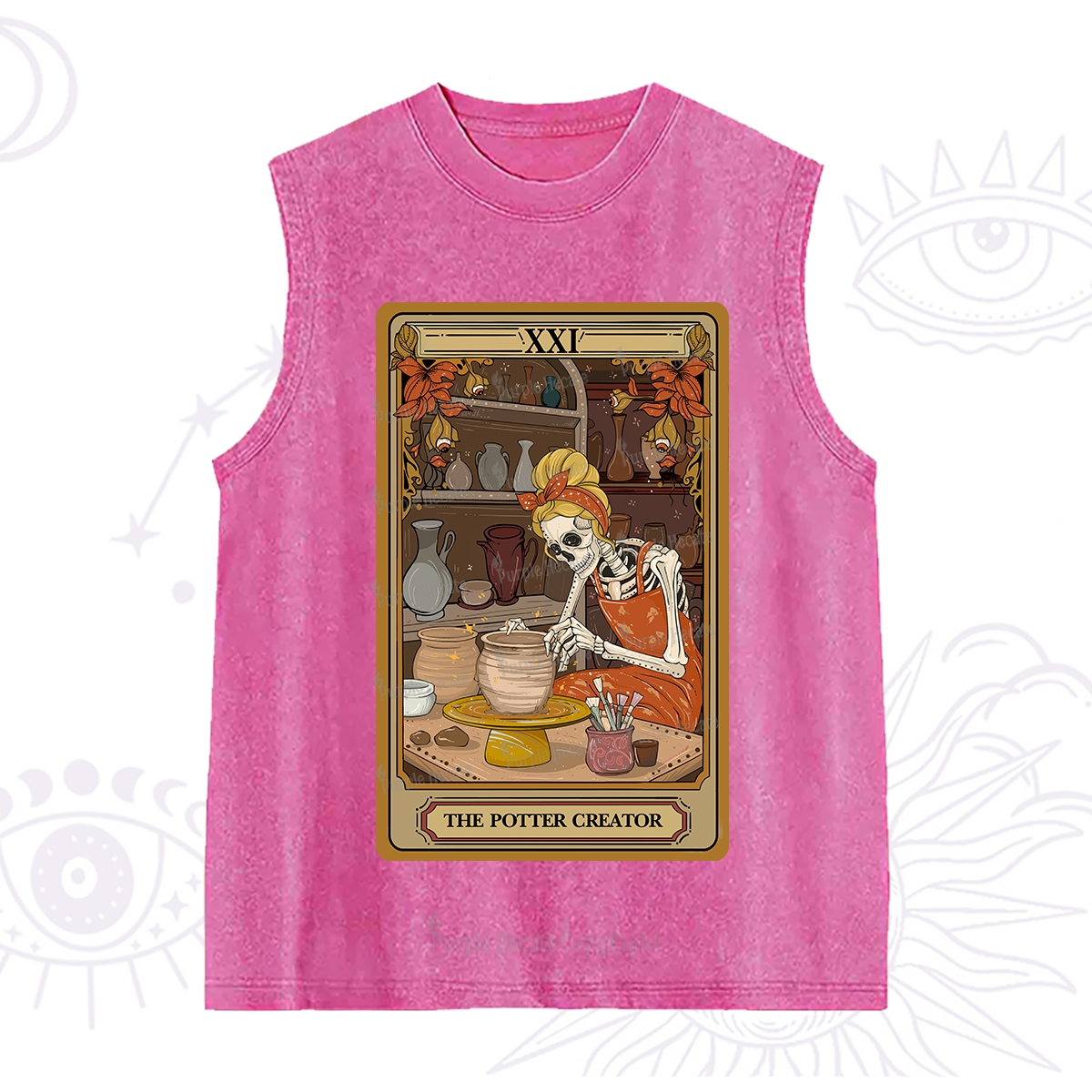Purplehecate The Potter Tarot Washed Tank