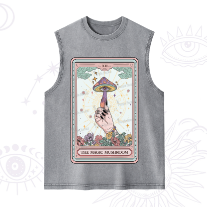 Purplehecate The Magic Murshroom Tarot Washed Tank