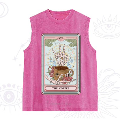 Purplehecate The Coffee Tarot Washed Tank