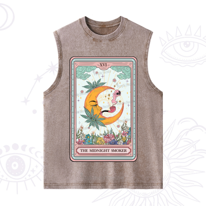 Purplehecate The Midnight Smoker Tarot Washed Tank