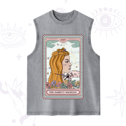 Purplehecate The Haircut Magician Tarot Washed Tank