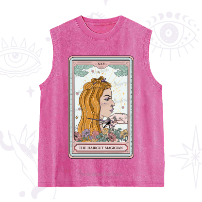 Purplehecate The Haircut Magician Tarot Washed Tank