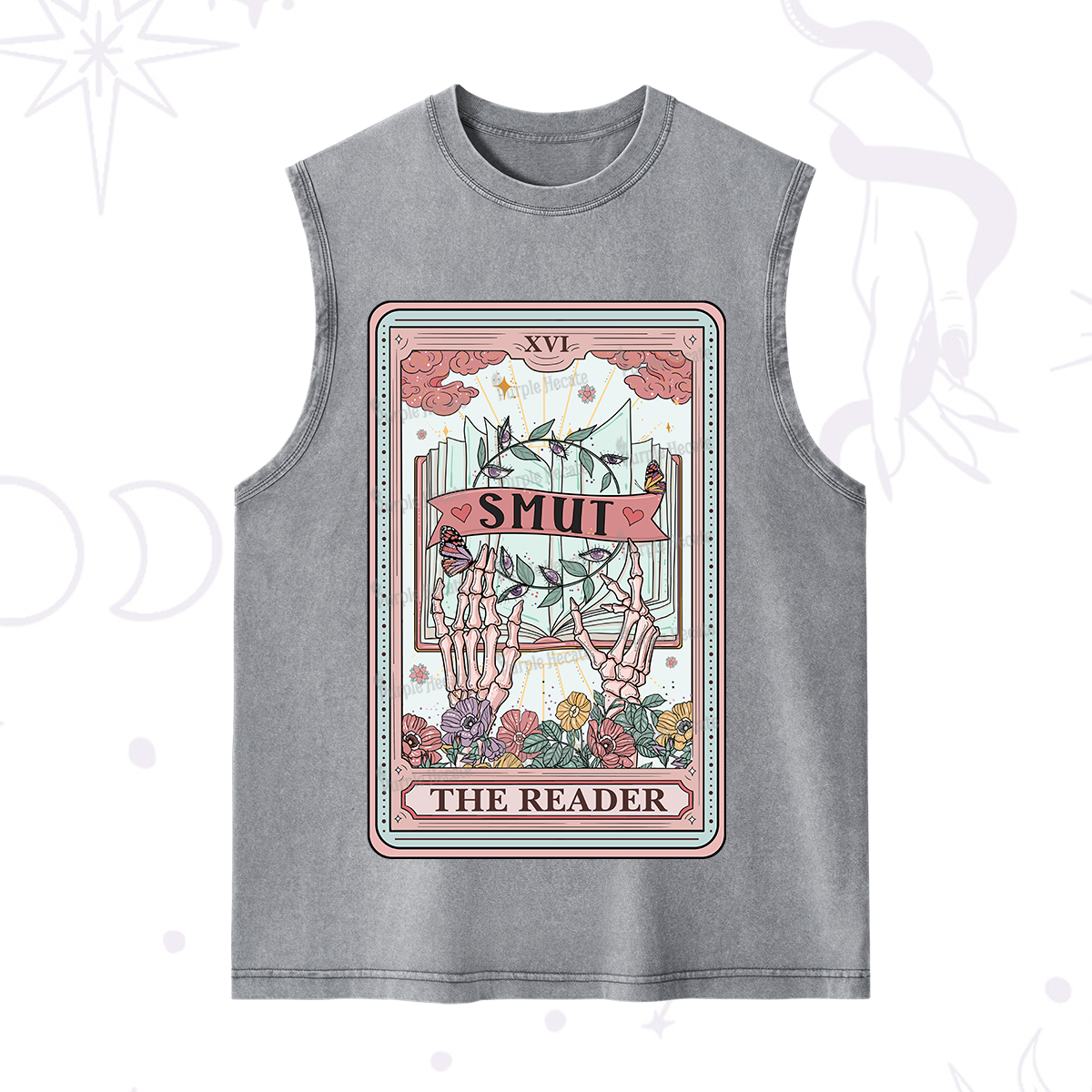 Purplehecate The Smut Reader Tarot Washed Tank