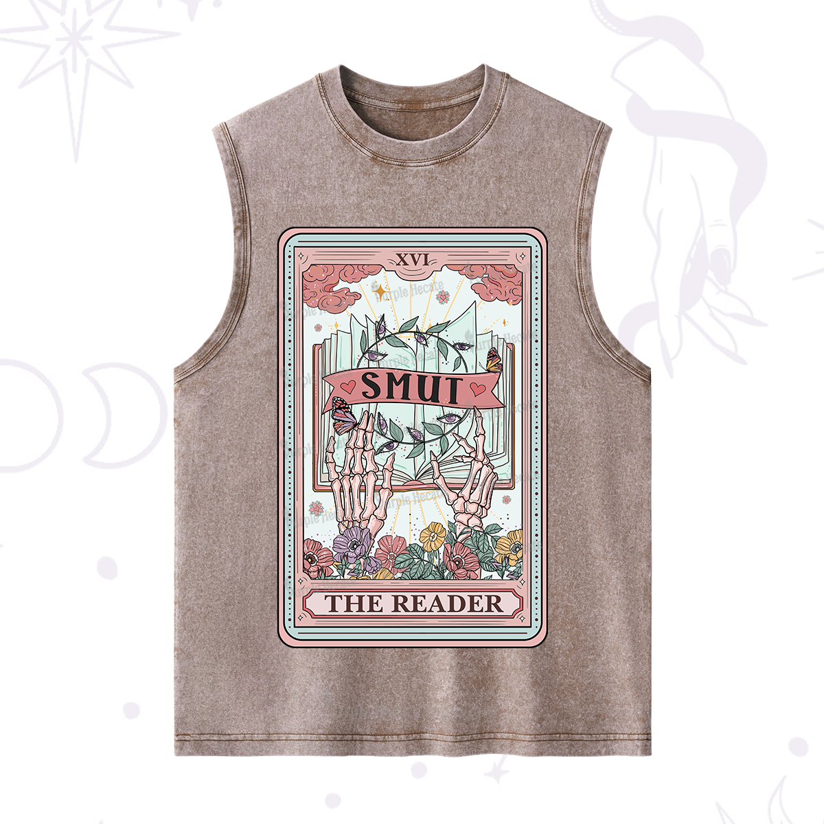 Purplehecate The Smut Reader Tarot Washed Tank
