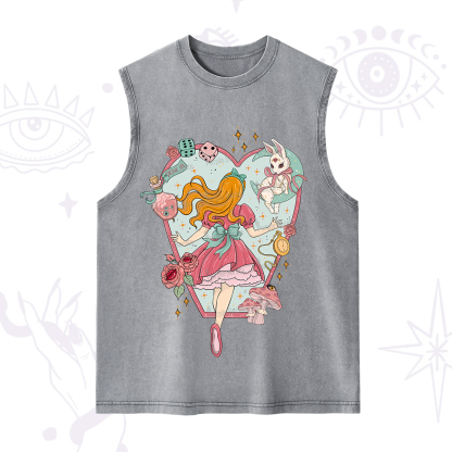 Purplehecate Alice's Secret Garden Washed Tank