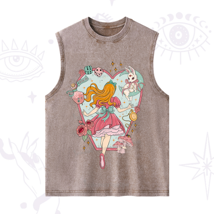 Purplehecate Alice's Secret Garden Washed Tank