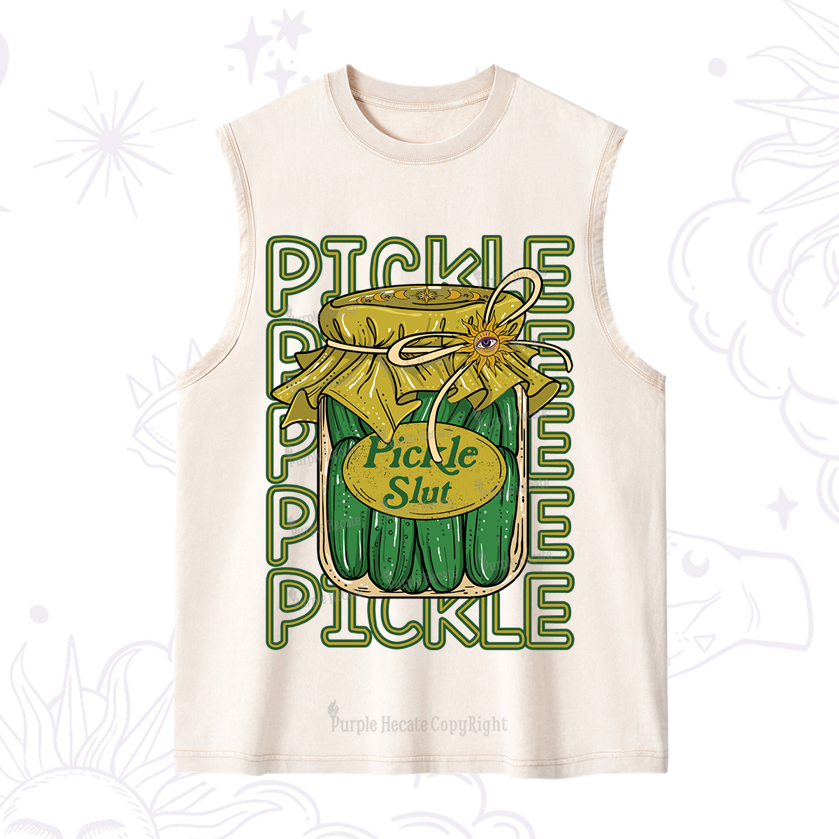 Purplehecate Pickle Slut Washed Tank