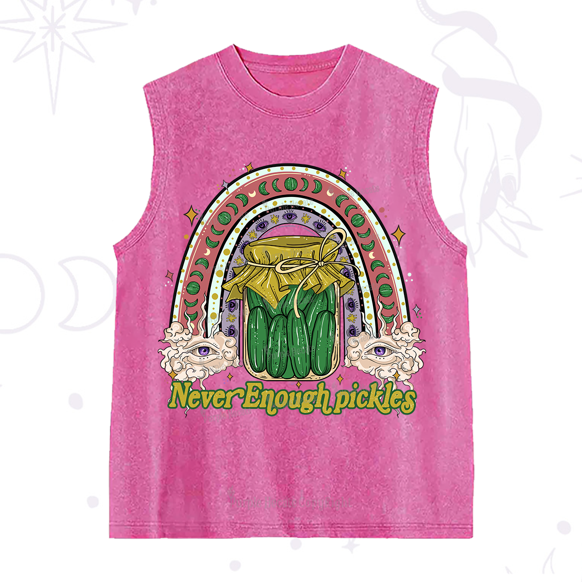 Purplehecate Never Enough Pickles Washed Tank