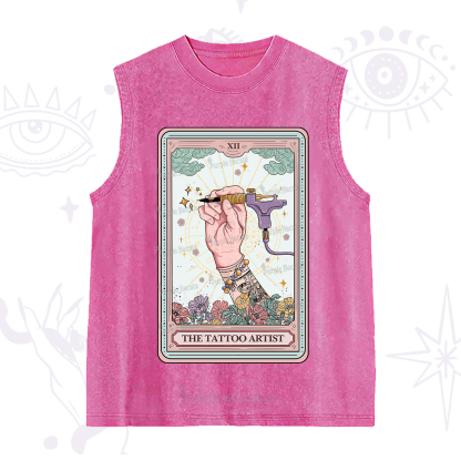 Purplehecate The Tattoo Artist Tarot Card Washed Tank