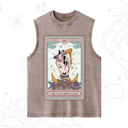 Purplehecate The Wax Specialist Tarot Card Washed Tank