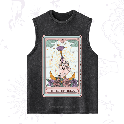 Purplehecate The Esthetician Tarot Card Washed Tank