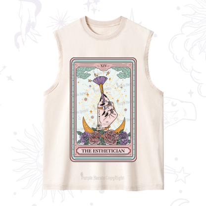 Purplehecate The Esthetician Tarot Card Washed Tank
