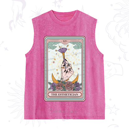 Purplehecate The Esthetician Tarot Card Washed Tank