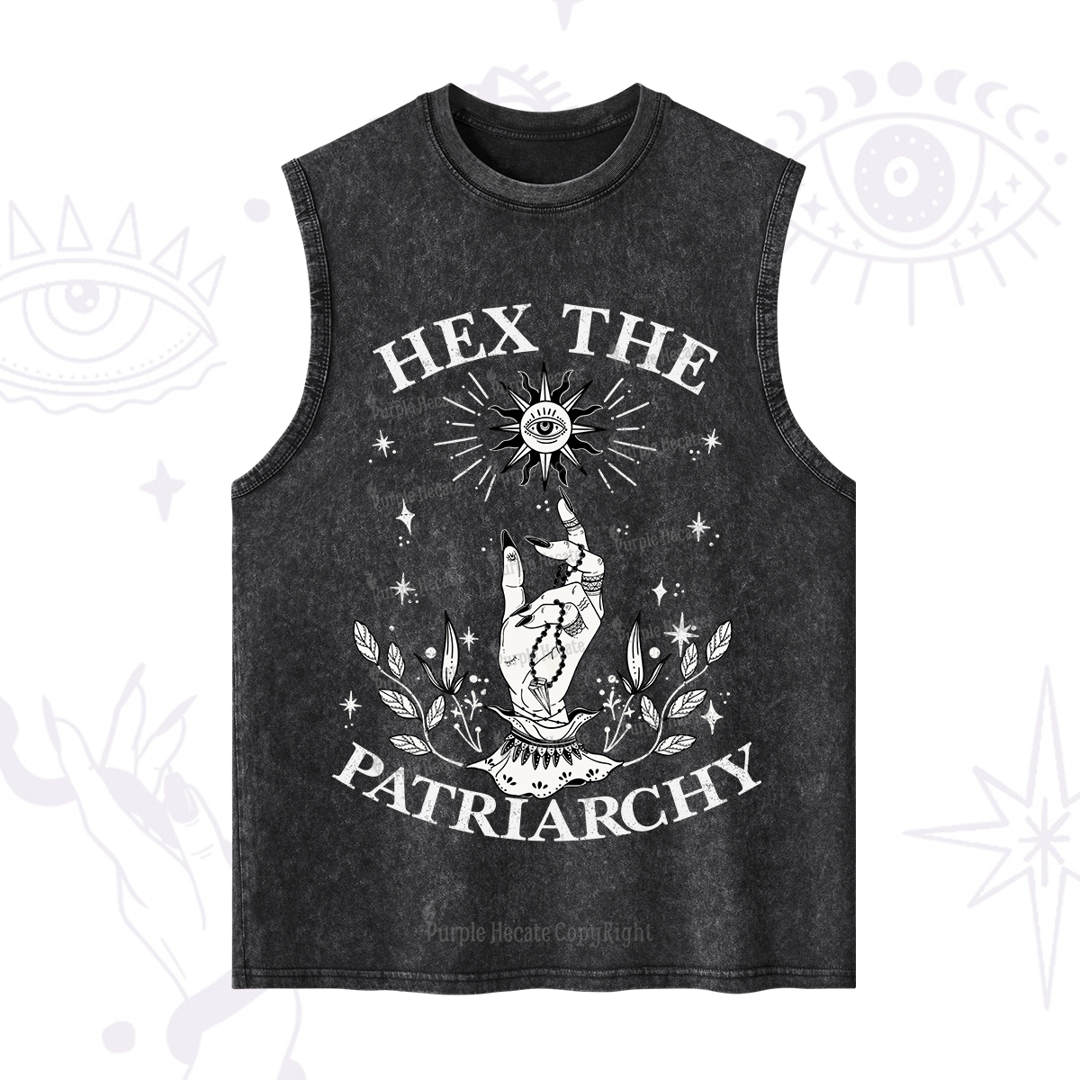Purplehecate Smash The Patriarchy Washed Tank
