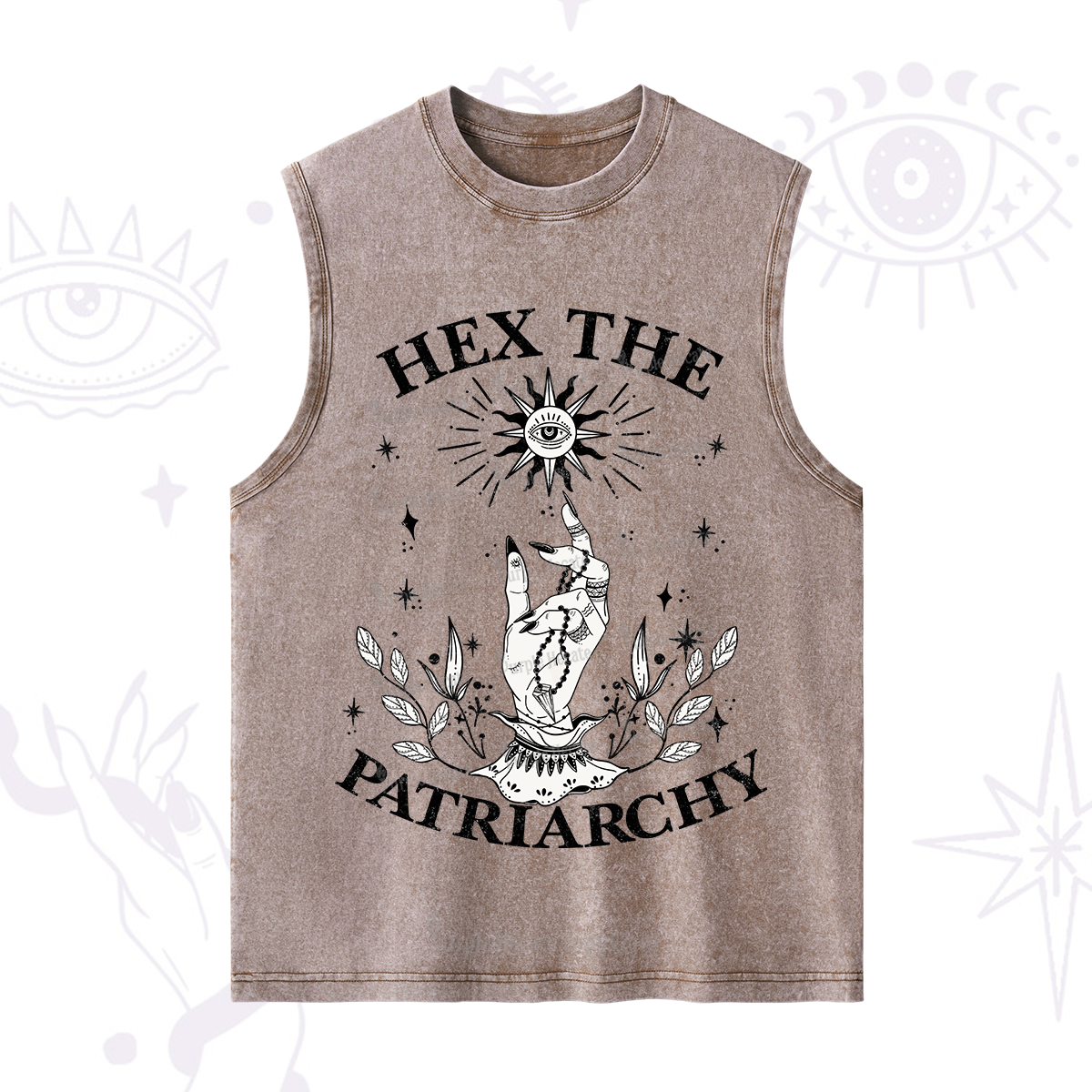Purplehecate Smash The Patriarchy Washed Tank