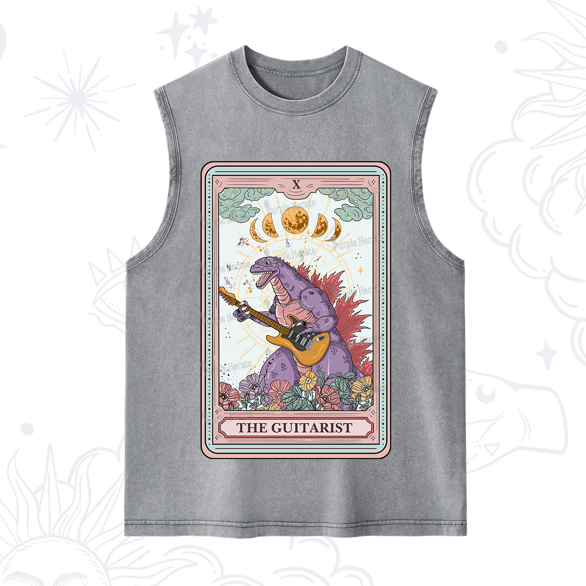 Purplehecate The Guitarist Tarot Washed Tank