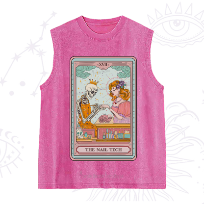 Purplehecate The Nail Tech Life Tarot Washed Tank