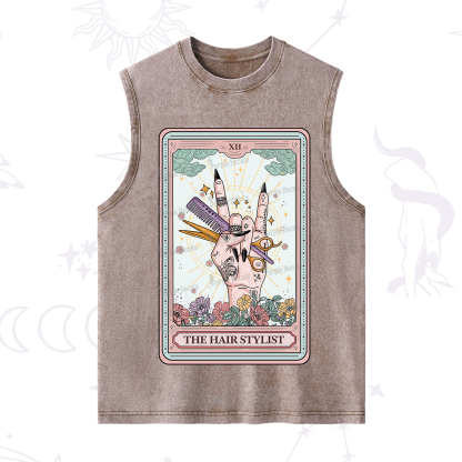 Purplehecate The Hair Stylist Tarot Washed Tank