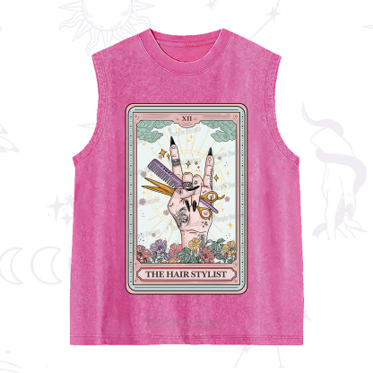 Purplehecate The Hair Stylist Tarot Washed Tank