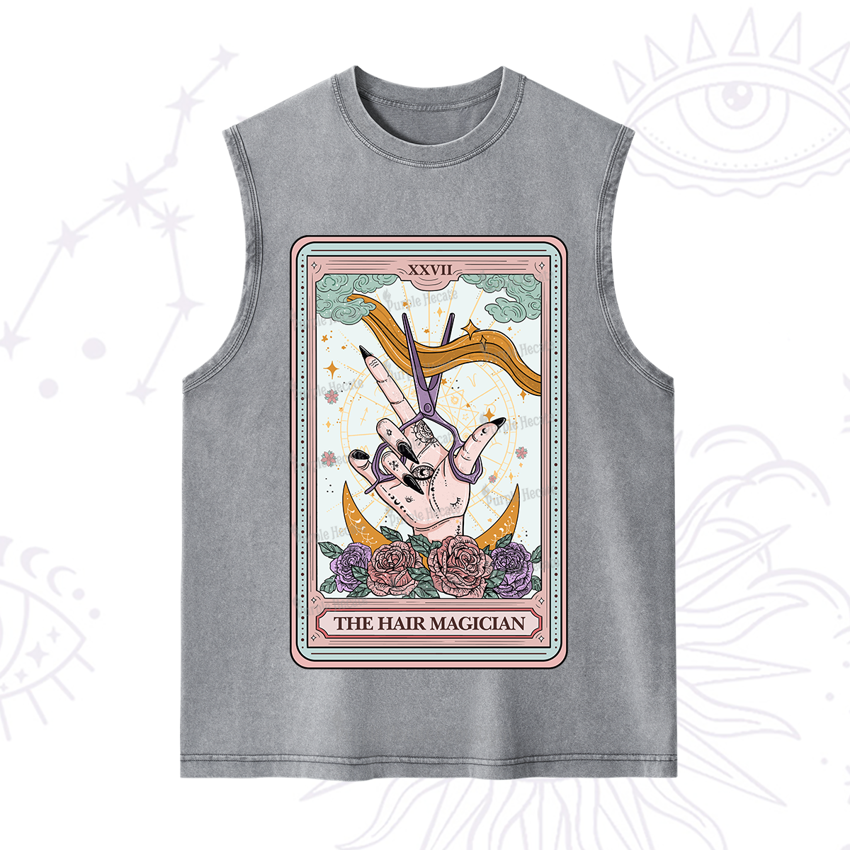 Purplehecate The Hair Magician Tarot Washed Tank