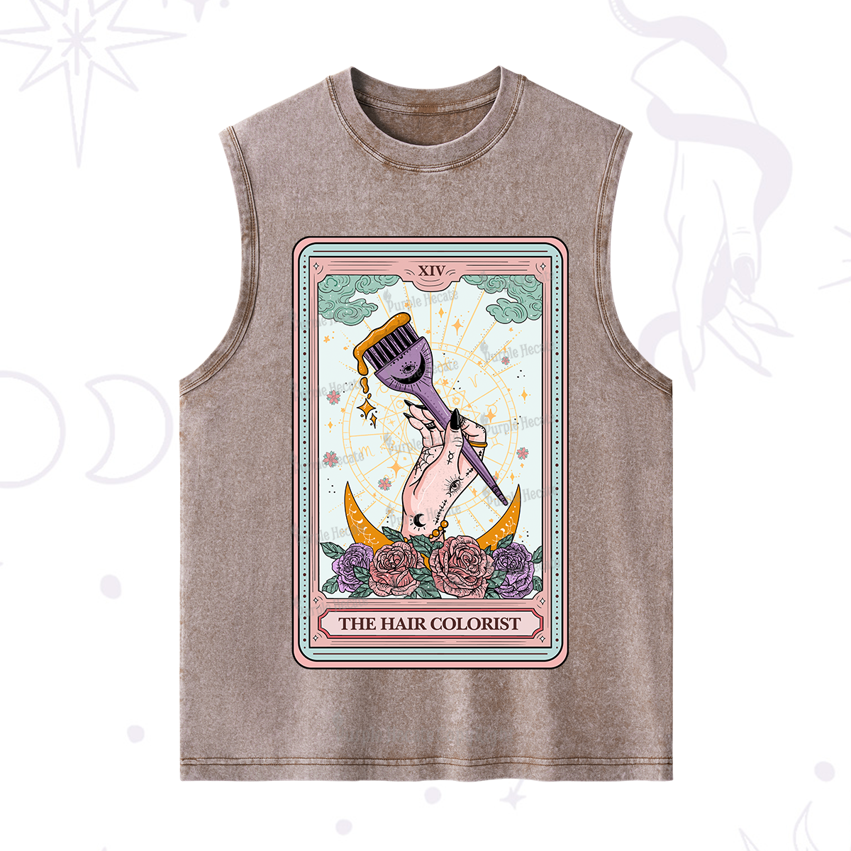 Purplehecate The Hair Colorist Tarot Washed Tank