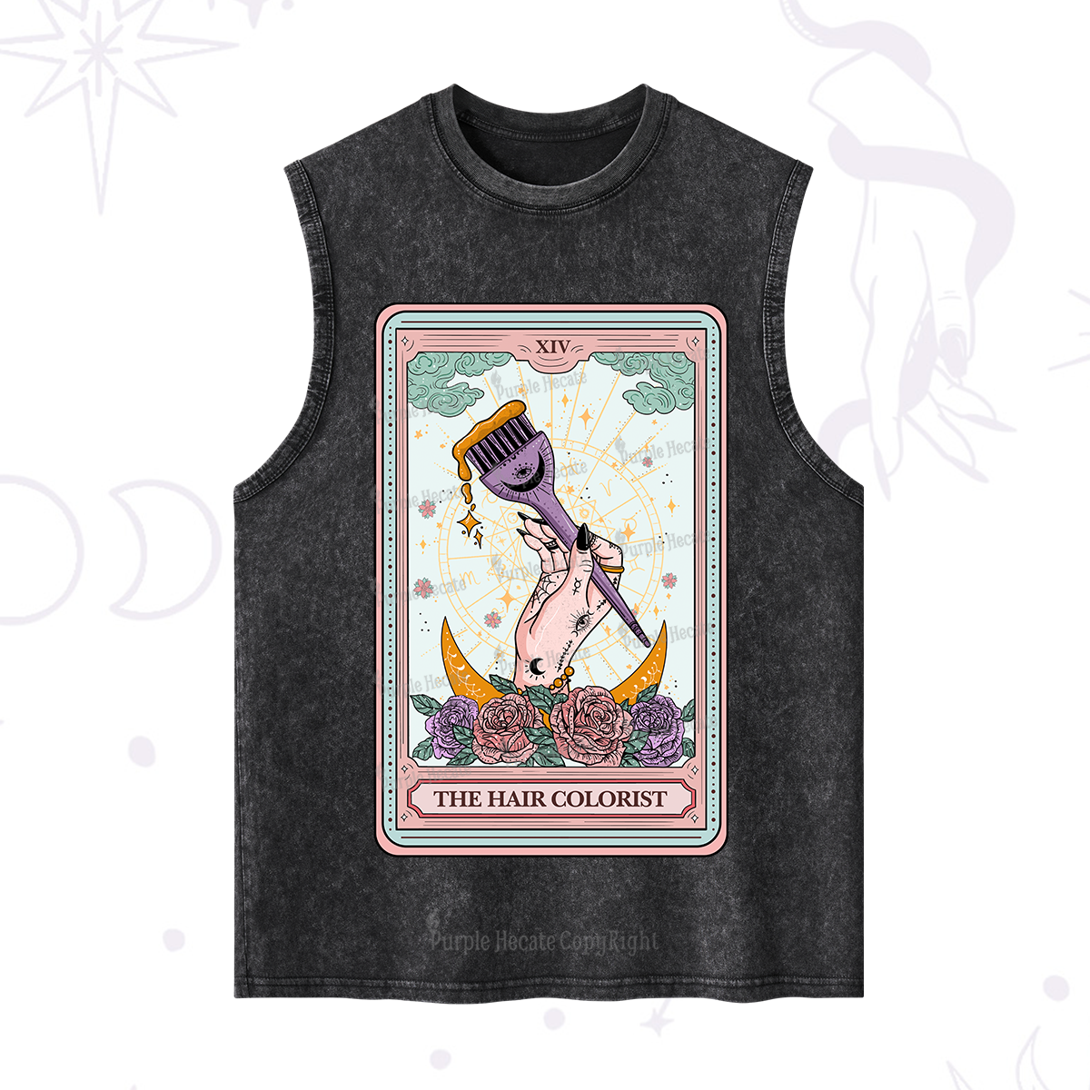 Purplehecate The Hair Colorist Tarot Washed Tank