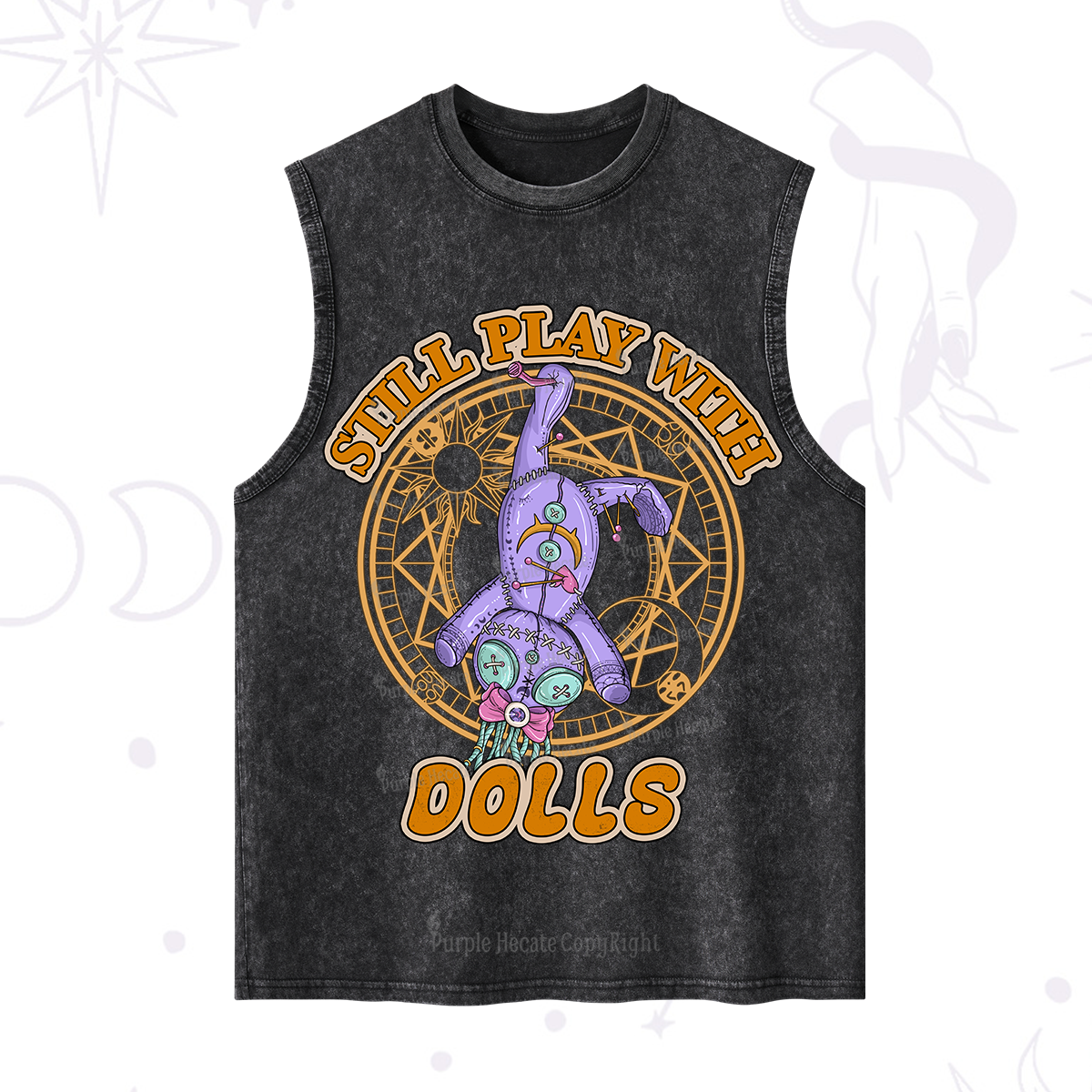 Purplehecate Still Plays With Dolls Washed Tank