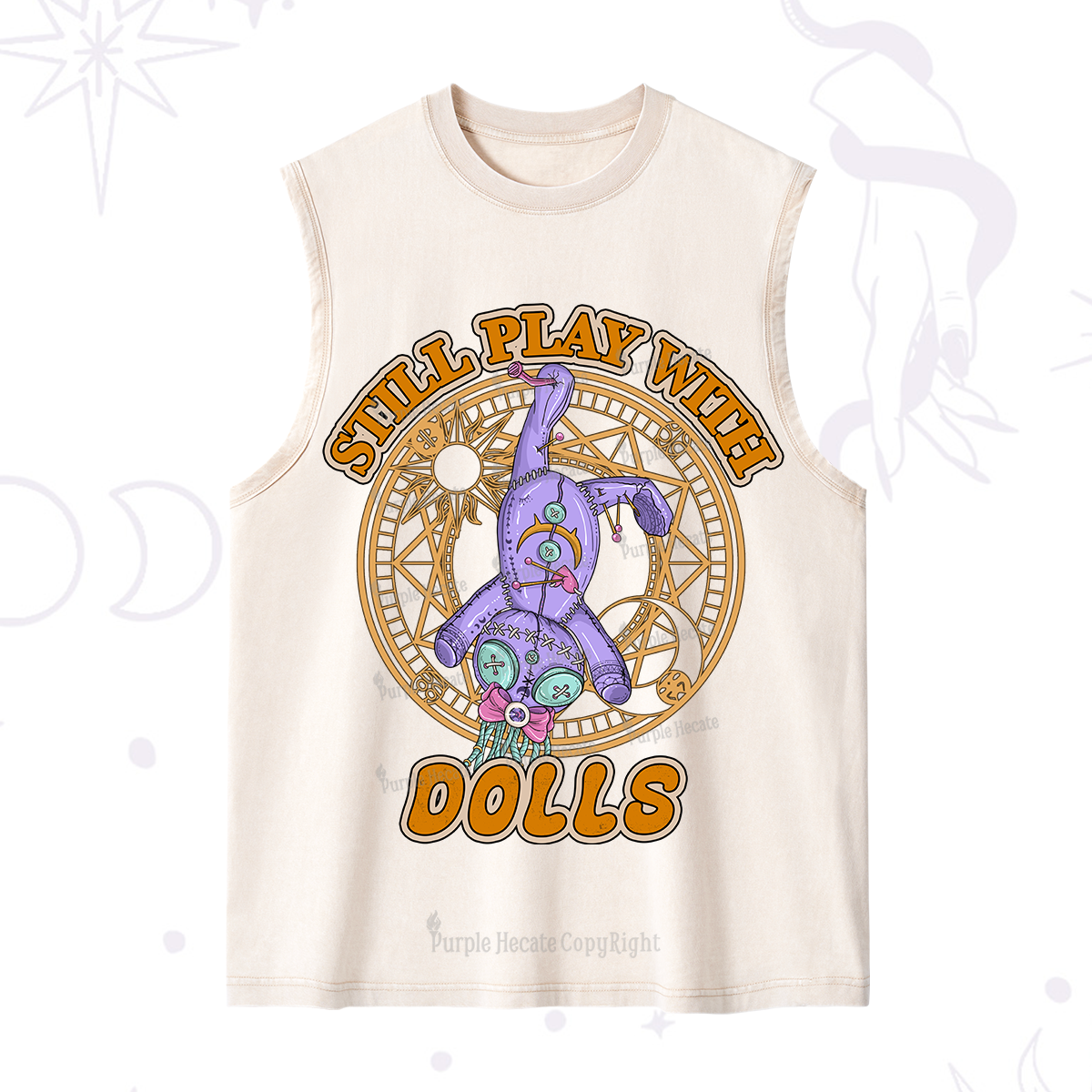 Purplehecate Still Plays With Dolls Washed Tank