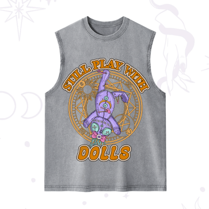 Purplehecate Still Plays With Dolls Washed Tank