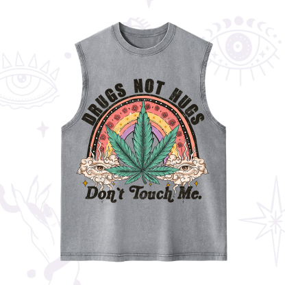 Purplehecate Drugs Not Hugs Washed Tank