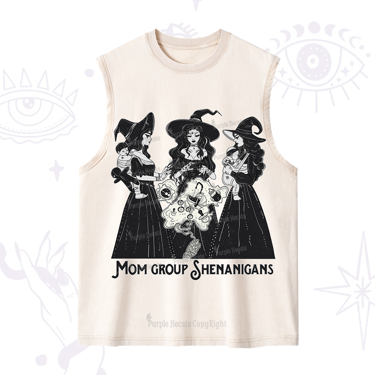 Purplehecate Mom Group Shenanigans Washed Tank
