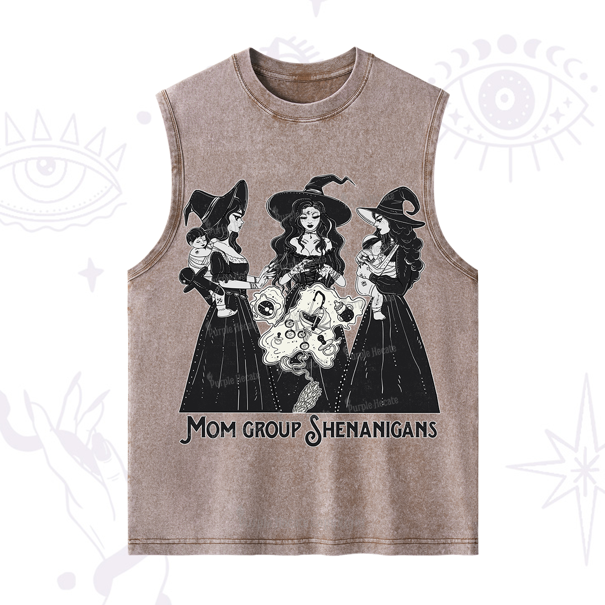 Purplehecate Mom Group Shenanigans Washed Tank