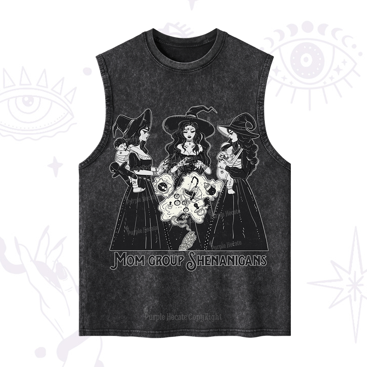Purplehecate Mom Group Shenanigans Washed Tank