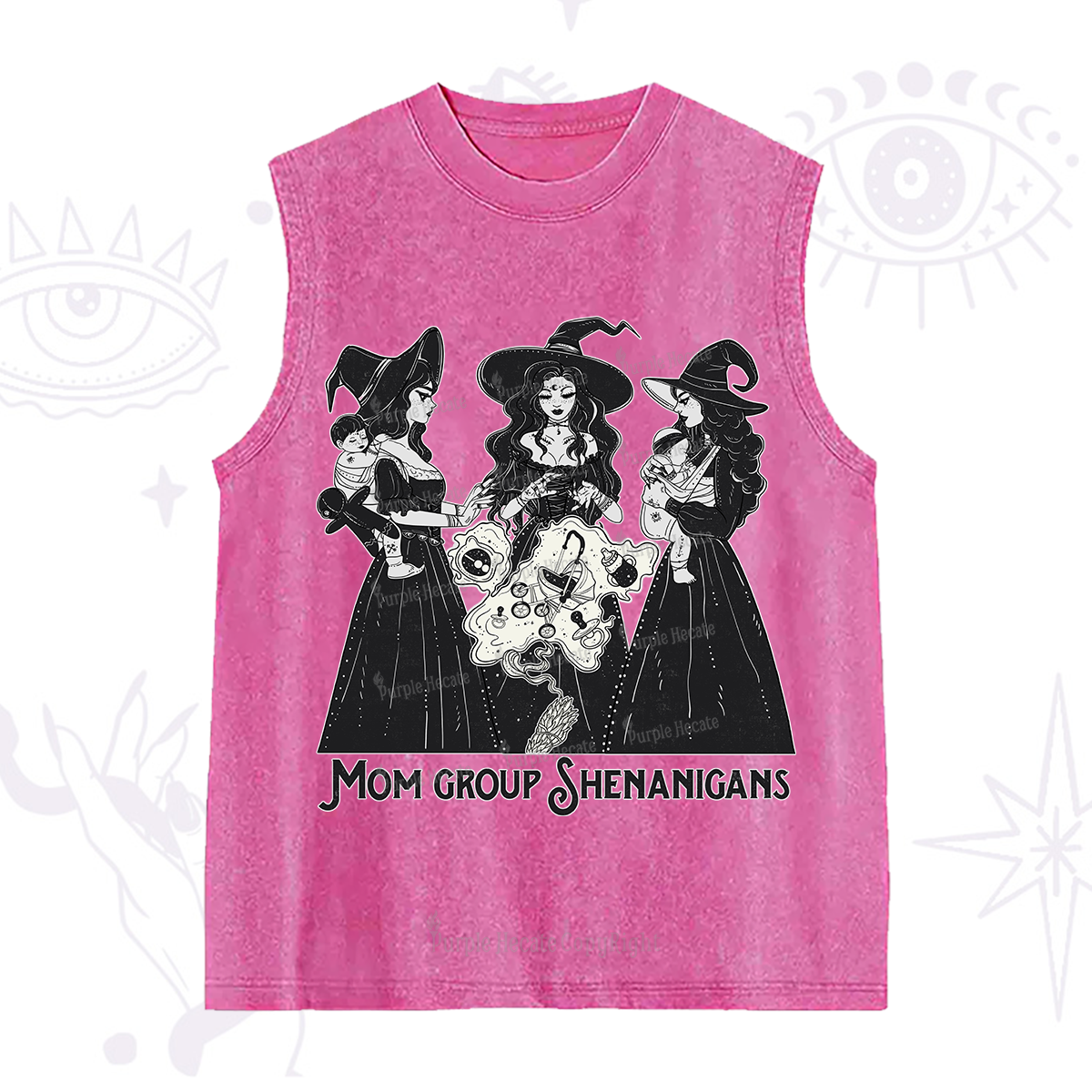 Purplehecate Mom Group Shenanigans Washed Tank