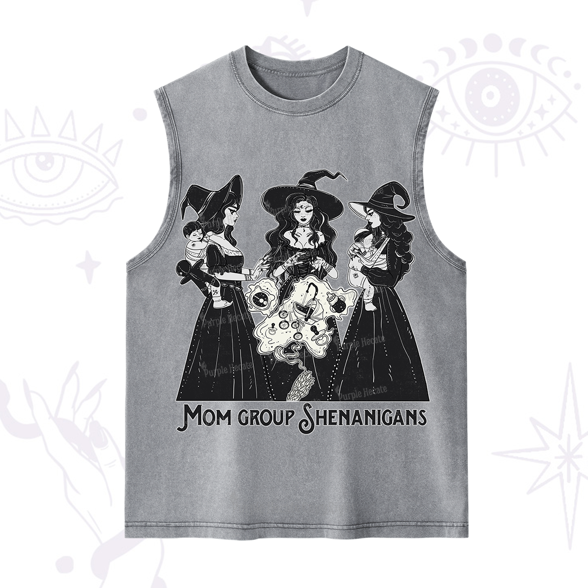 Purplehecate Mom Group Shenanigans Washed Tank