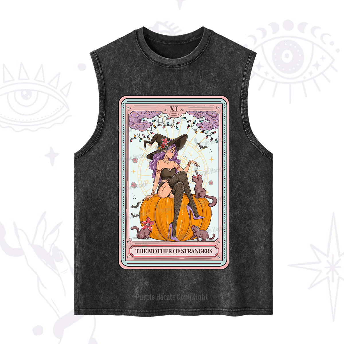 Purplehecate The Mother Of Strangers Tarot Washed Tank