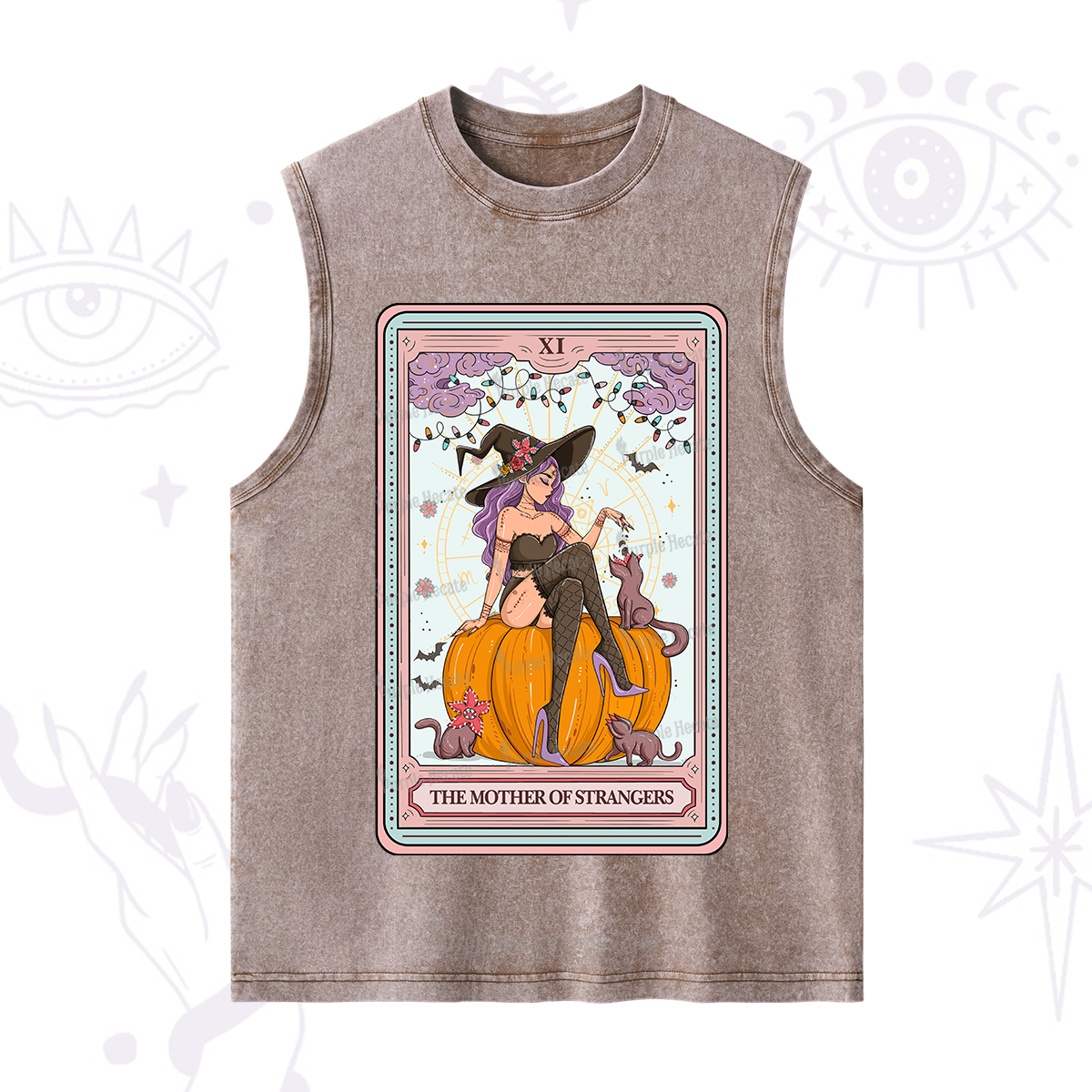 Purplehecate The Mother Of Strangers Tarot Washed Tank