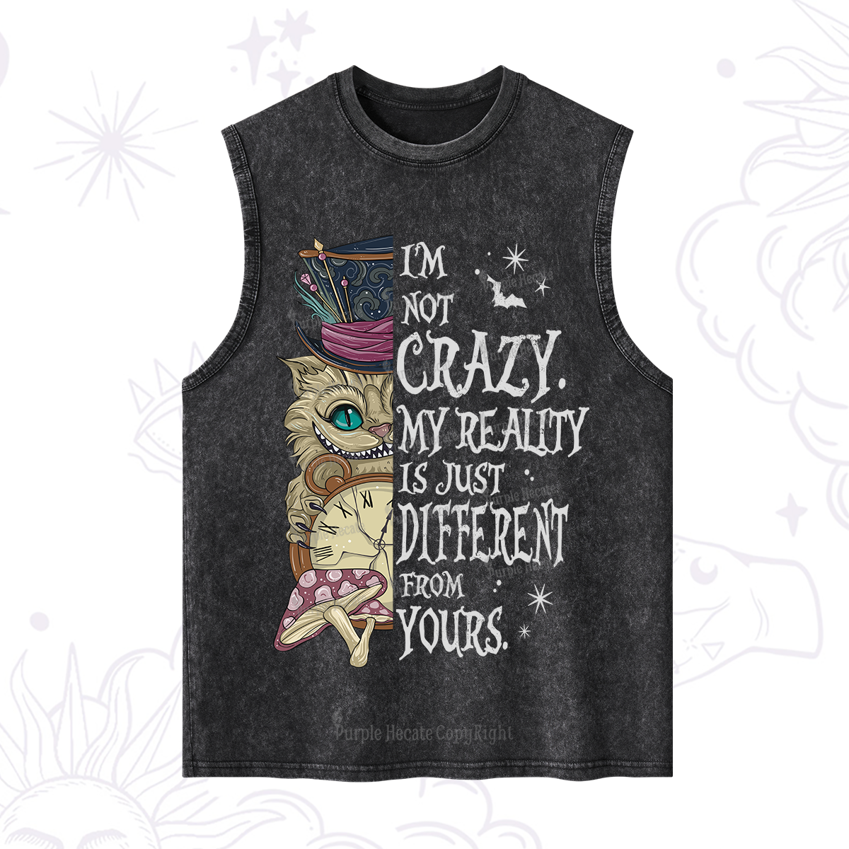 Purplehecate I'm Not Crazy My Reality Is Just Different From Yours Washed Tank