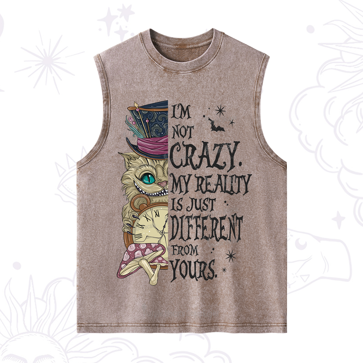 Purplehecate I'm Not Crazy My Reality Is Just Different From Yours Washed Tank