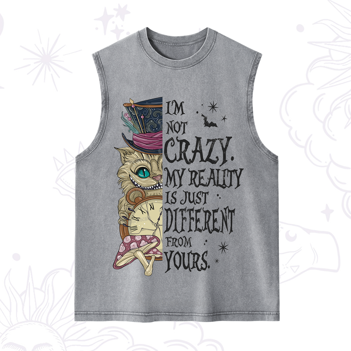 Purplehecate I'm Not Crazy My Reality Is Just Different From Yours Washed Tank