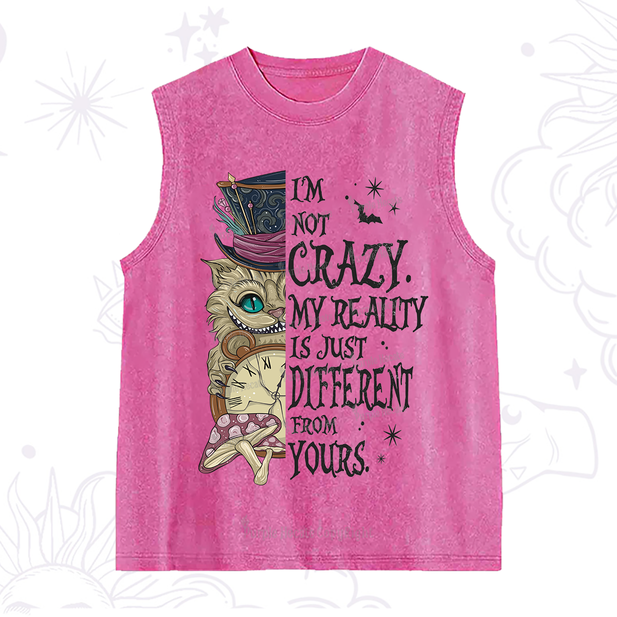 Purplehecate I'm Not Crazy My Reality Is Just Different From Yours Washed Tank