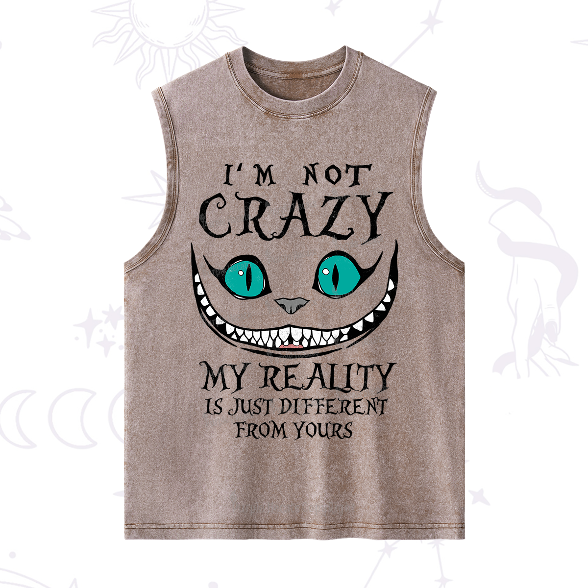 Purplehecate I'm Not Crazy My Reality Is Just Washed Tank