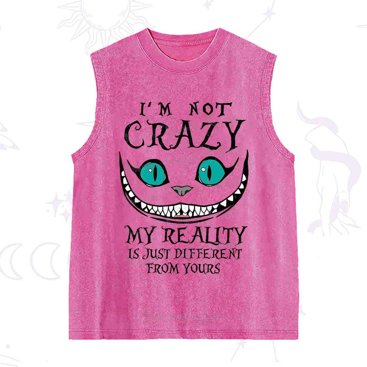 Purplehecate I'm Not Crazy My Reality Is Just Washed Tank