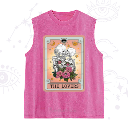 Purplehecate The Lovers Tarot Card Washed Tank