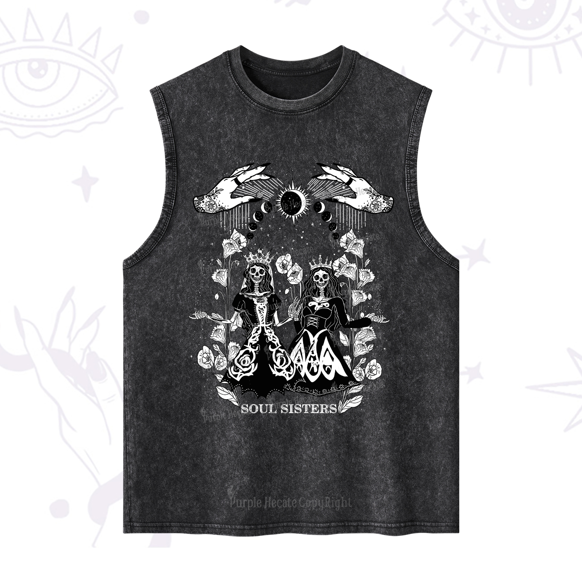 Purplehecate Soul Sister Washed Tank